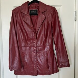 Wilsons Leather Red Jacket Small